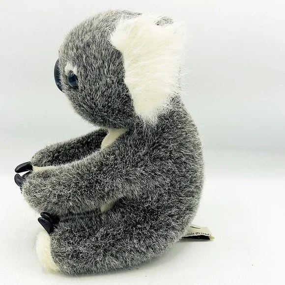 Aussie Friends Koala 7.5" Plush Gray Made in Australia Stuffed Animal - Picture 4 of 8